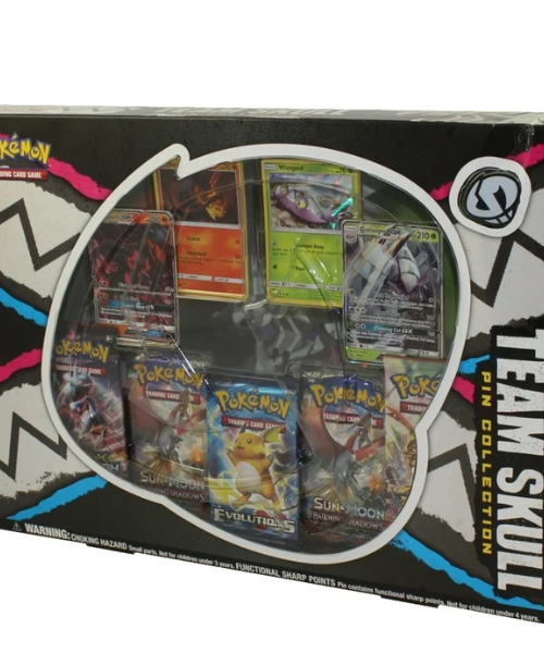 Pokemon TCG Team Skull Pin Collection
